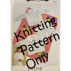 New Sirdar 3891 Snuggly Child Cardigan and Pullover Sweater Knitting Pattern